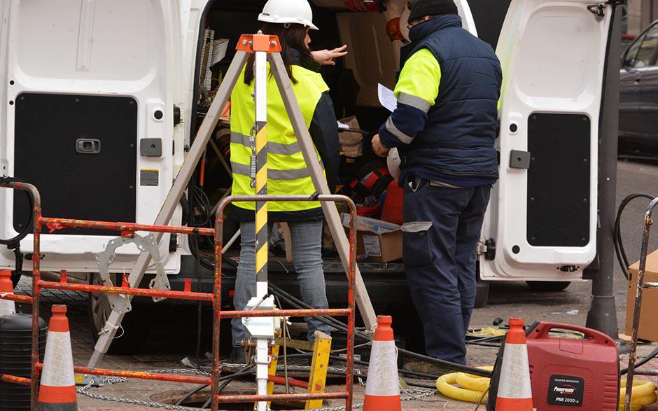 camion assainissement Stains